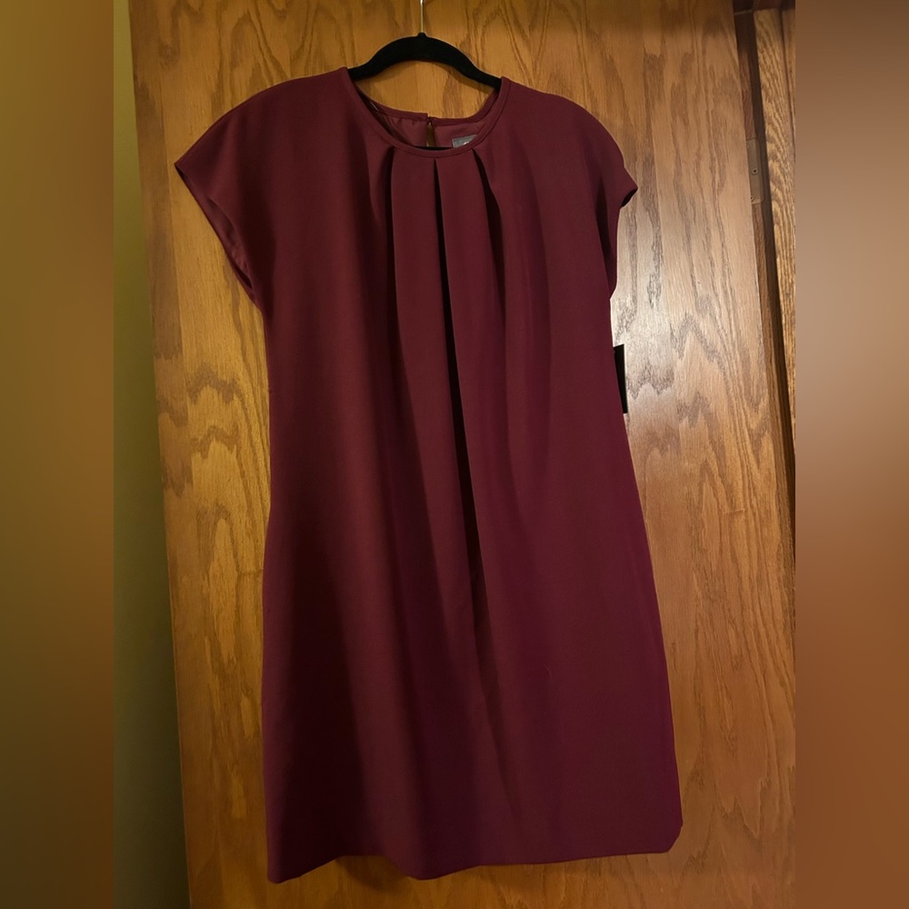 Burgundy dress